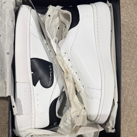 kate spade Shoes - Kate Spade Men's Black and White Sneakers